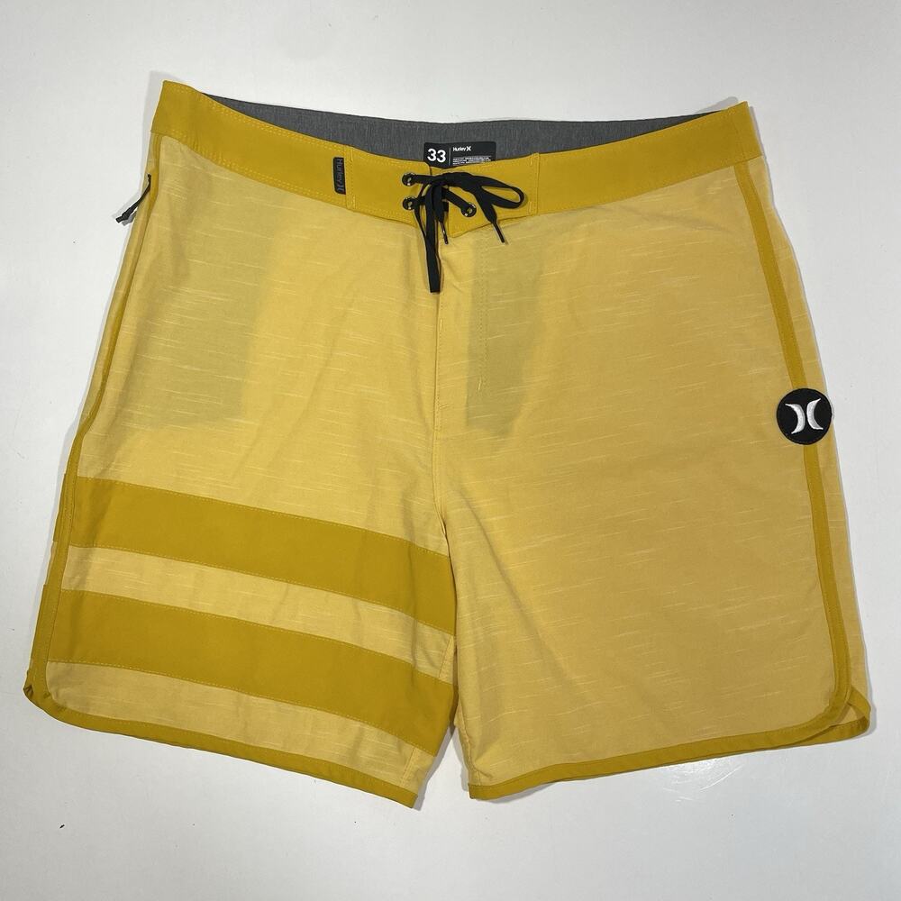 Hurley Phantom Block Party Renegade 18" Boardshorts - Buttersauce Yellow